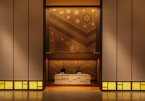 Andaz Tokyo Review - Reception at 51st floor
