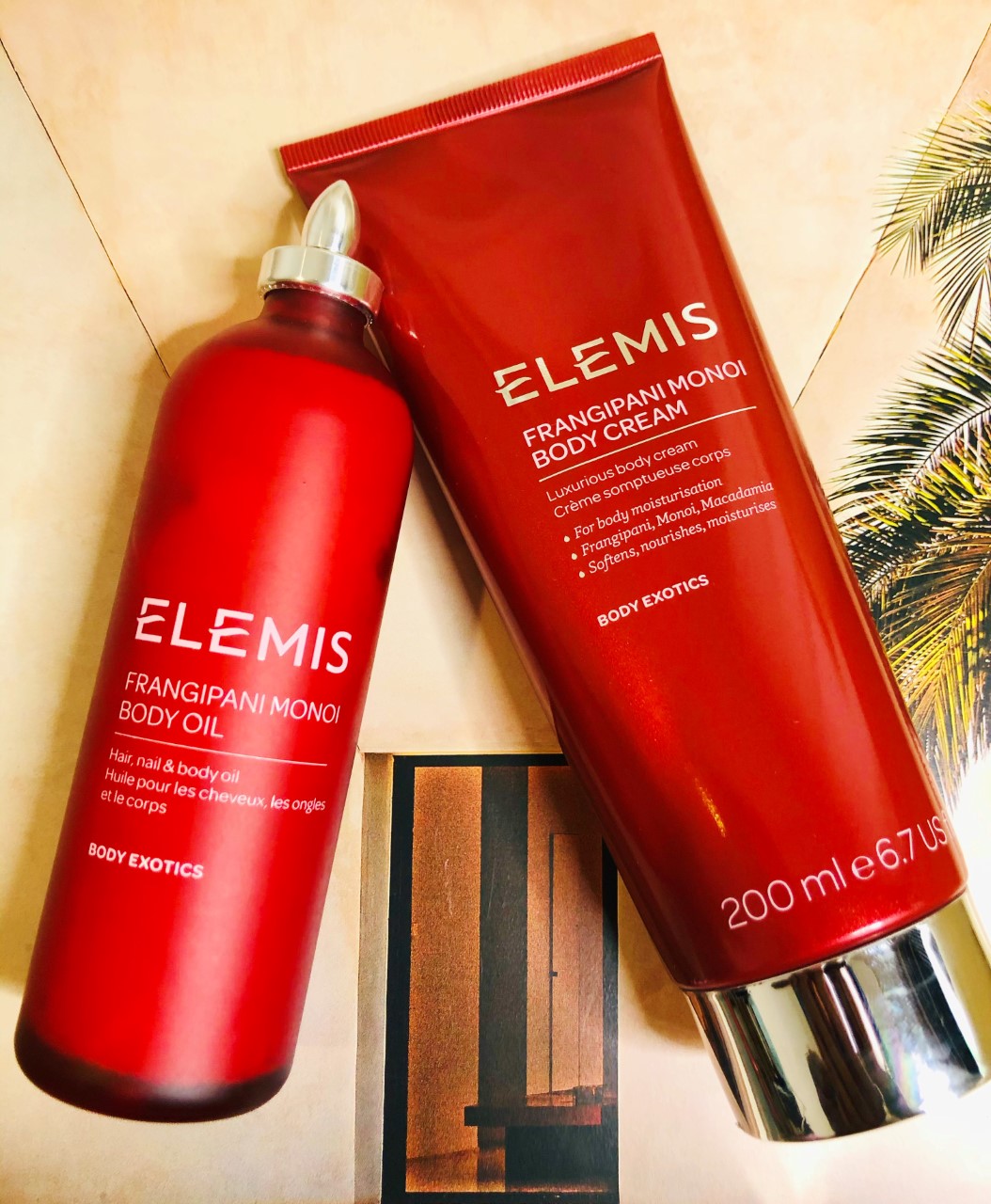ELEMIS Frangipani Monoi Body Cream + Body Oil Fabelish