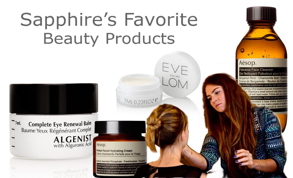 Sapphire Favorite Beauty Products